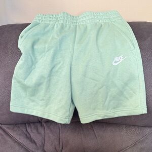 Nike Light Green Athletic Shorts